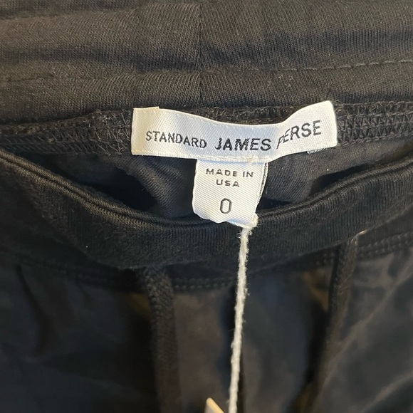 Standard James Perse Straight Leg Black Pants Size 0 (XS) - Picture 4 of 5